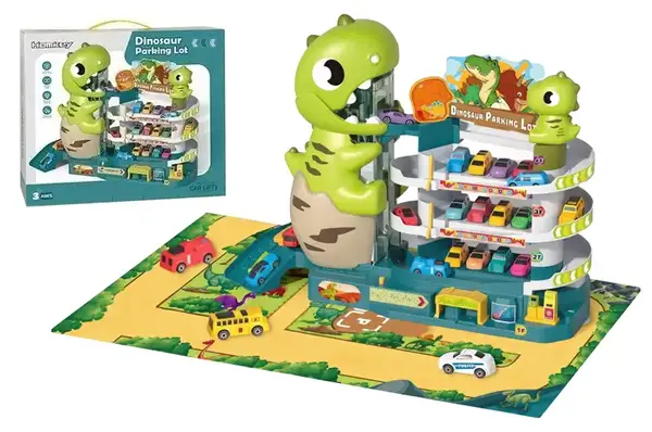 Паркінг 3310A "Діно" на батарейках, в коробці р.39x15,8x35,5 см YG Toys купити