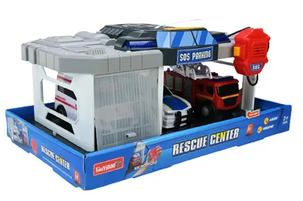 Паркінг 2024-12 на батарейках ,світло, звук, коробка р.38x23x19см купити недорого в Україні, фото 4