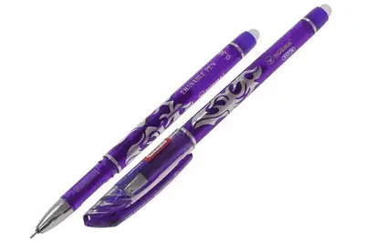 Ручка гелева пиши-стирай 3177-07N 0,38 мм Фіолетова Norma купити