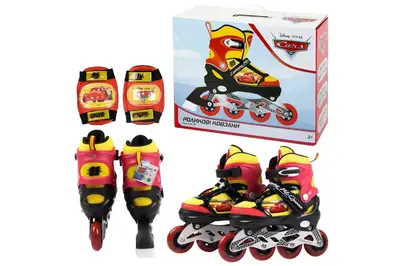 Ролики RL2119 Cars, розмір S (31-34), pu 1 світло із захистом в кор. купити