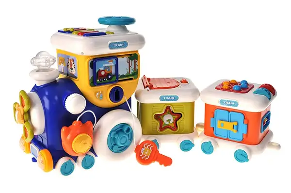 Потяг RT7212 музичний, на батарейках, в коробці р.32x15x23 см YG Toys купити недорого в Україні, фото 2