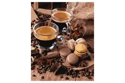 Набір для розпису по номерах "Аромат кави" KHO5642 40х50см IDEYKA купити