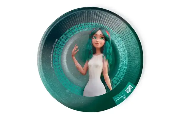 Паперові тарілки 20790 Мавка. Лісова пісня "Мавка" зелені 10шт. (18см.) Твоя Забава купити