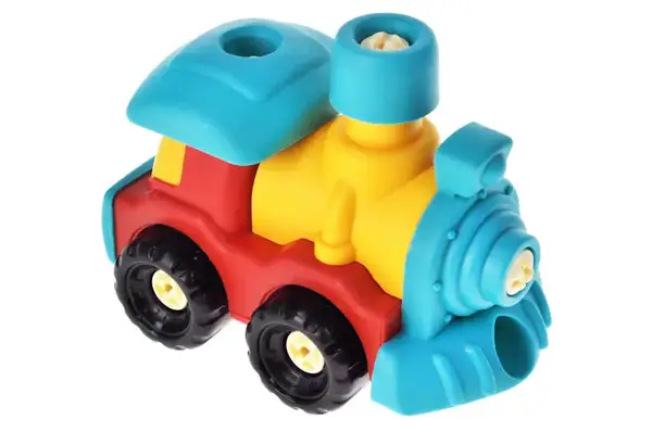 Потяг конструктор 2026-C в сітці р.16x10x12 см YG Toys купити недорого в Україні, фото 3