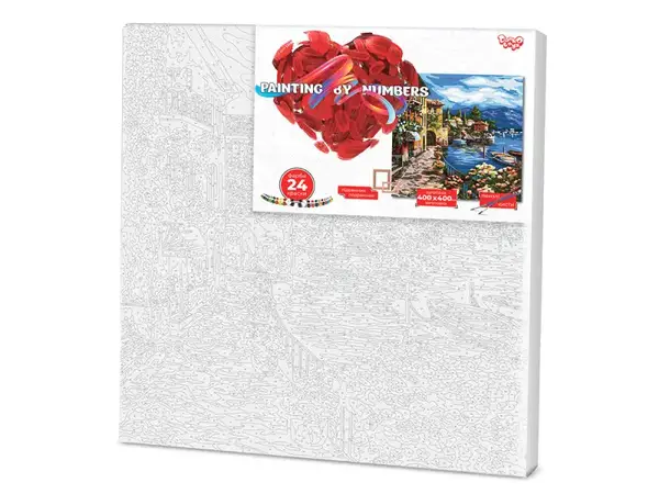 Набір для розпису по номерах 40x40 см KpNe-02-01,02,03,04,...10 "PAINTING BY NUMBERS" економ DANKO купити недорого в Україні, фото 7