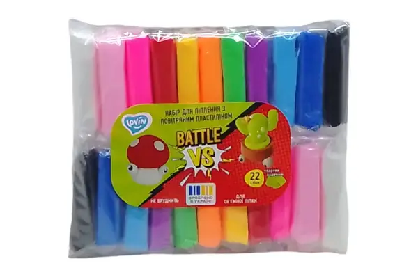 Набір для ліплення з легким пластиліном 70188-01 "Батл 11vs11" LOVIN купити