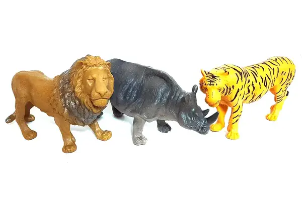 Набір диких тварин в кульку 3шт 303-87 р.42*24*6см купити