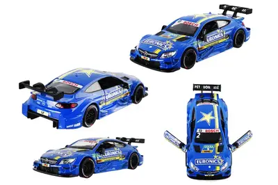 Машина металева "АВТОПРОМ" 68447(BL) 1:32 Mercedes-AMG C 63 DTM, батарейка, світло, звук, відкриваються двері, кор. 18*9*8см купити