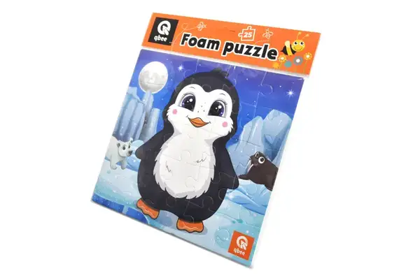 Пазли фомові - 25 елм. - QB100-004 "Пінгвінчик" qbee купити