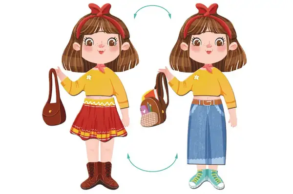 Магнітна гра 200243 "Одягалка Модниця" DoDo купити недорого в Україні, фото 2