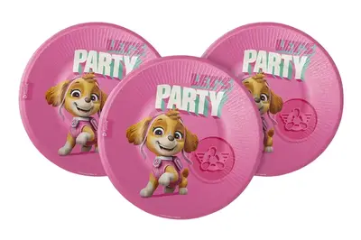 Паперові тарілки 24391 Paw Patrol "Скай" рожеві, 18 см (6 шт) ТМ "funmi" купити