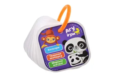 Картки на кільці "Кольори. Тварини" VT2000-01 VladiToys купити