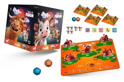 Настільна гра QB701-006 "The Villa Farm" дерев'яна qbee купити