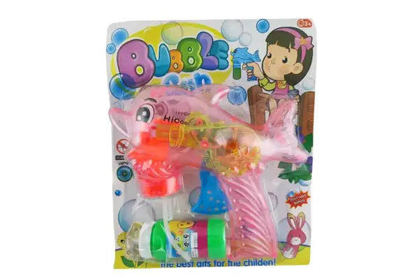 Пістолет з мильними бульбашками, механічний на блістері, 2види 2568 р.25*22см купити недорого в Україні, фото 3