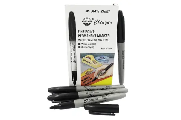 Маркер перманентний,чорний,тонкий DSCN7524 купити