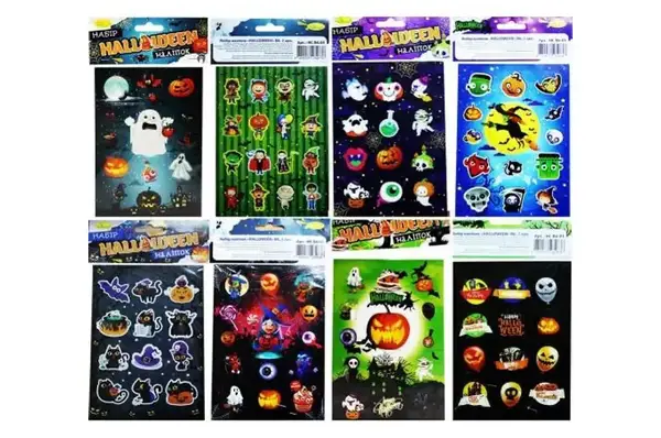 Набір наліпок "HALLOWEEN" В6 купити
