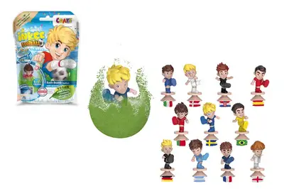 Ароматна бомбочка для ванни з іграшкою Inkee - ФУТБОЛ (у диспл., в асорт.) 40164 INKEE купити