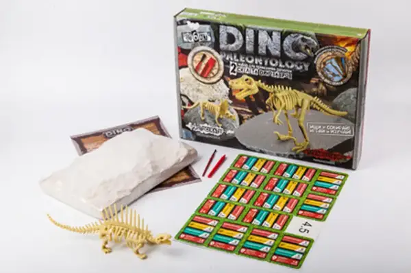 Набір для розкопок DP-01-01,02,03,04,05 "DINO PALEONTOLOGY" великий DANKO купити недорого в Україні, фото 7