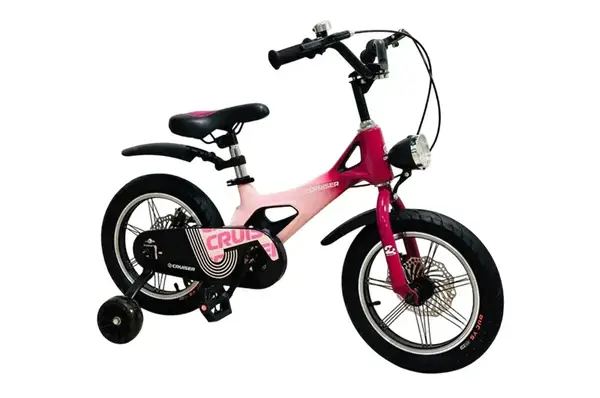 Дитячий велосипед Maraton Crussier ICONIC pink 14 дюймів, двоколісний купити недорого в Україні, фото 4