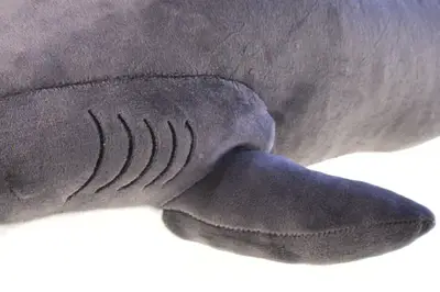 М'яка іграшка "Акула" сіра р.55*20*30см купити