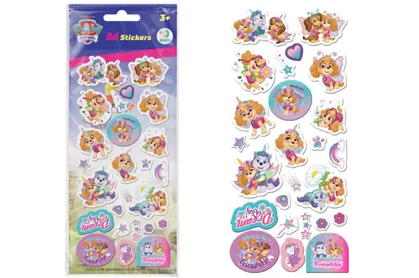 Набір 3D-наліпок 200673 "Щенячий Патруль. Щенята Єдиноріжки" DoDo купити