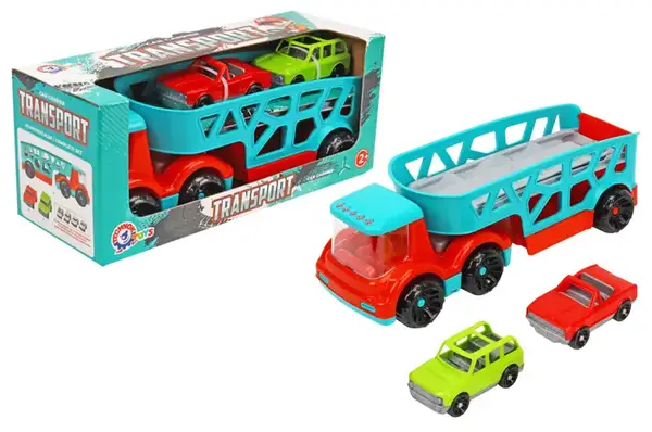 Автовоз 0938 з машинками, в коробці ТЕХНОК купити