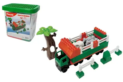 Конструктор 013888/10 "Вантажівка" 95 дет. в пластиковому боксі DOLONI купити