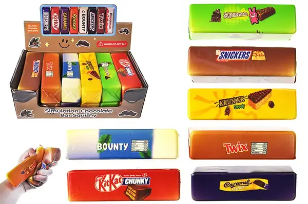 Сквіш-антистрес "Масло Батончик" в асортименті р.13x4x4 см купити