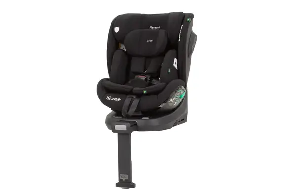 Автокрісло CRL-16001 "Meteorit" Space Black i-Size 40-150см ISOFIX, поворот, опорна стійка CARRELLO купити