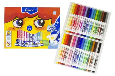 Водяні фломастери FM1630-36CB 36 кольорів MARCO купити