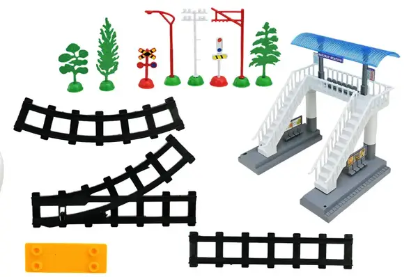 Залізна дорога 2811Y на батарейках, коробка р.60x29x5 см купити недорого в Україні, фото 3