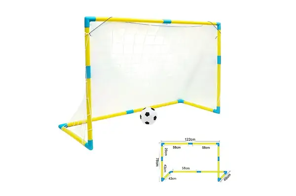 Футбольні ворота (122*49*78см) в коробці MY1658 р.59*7,5*30см купити недорого в Україні, фото 4