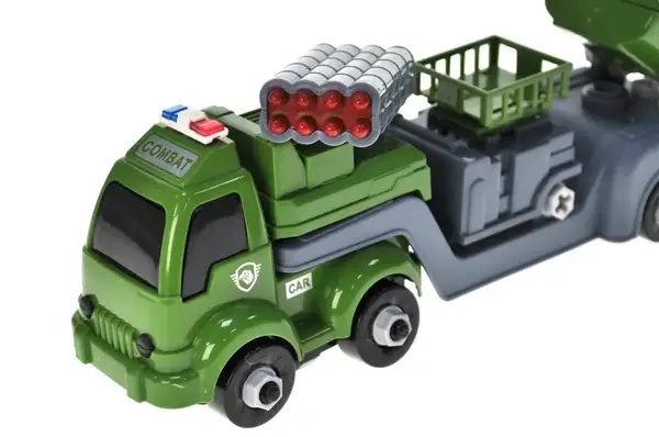 Машина конструктор 666-112 військова, в кульку р.33,5х11х7 см YG Toys купити недорого в Україні, фото 4