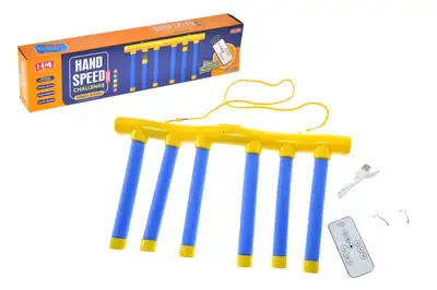 Тренажер для реакції та концентрації уваги "Падаючі палки" з пультом р/к. К0137,в кор.40*5*10 см купити