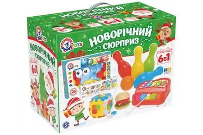 Набір іграшок 8829 "Новорічний сюрприз 6в1" ТЕХНОК купити