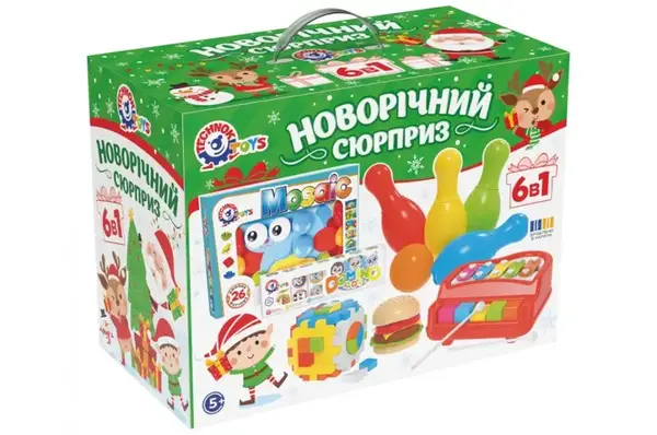 Набір іграшок 8829 "Новорічний сюрприз 6в1" ТЕХНОК купити