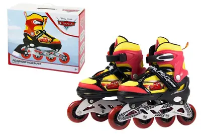 Ролики RL2118 "Cars", "Тачки", розмір M (35-38), PU, світло, в коробці купити