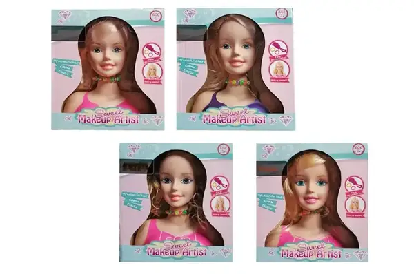 Голова для зачісок 448/438 мікс 4 види короб. 19*20*9см купити