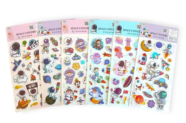 Наліпки дитячі 762879ML "Космос" р.10x22 см Malevaro купити недорого в Україні, фото 2