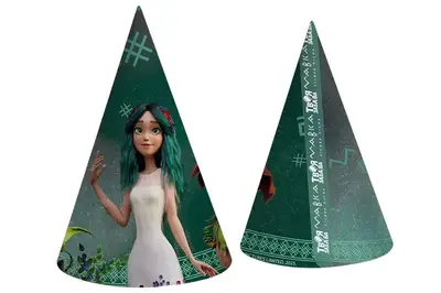 Ковпачок паперовий 20796 Мавка. Лісова пісня "Мавка" зелені 10шт. Твоя Забава купити