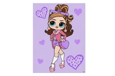 Набір для розпису по номерах для дітей "L.O.L. Surprise! Tweens Fancy Gurl" 30х40 см. KHO6284 IDEYKA купити