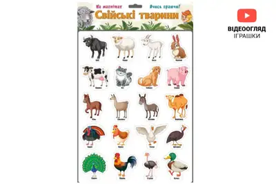 Магніти "Свійські тварини" 1243 ARTOS купити