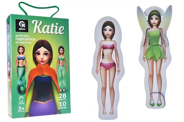 Одягалка магнітна QB600-008 "Katie" дерев'яна qbee купити
