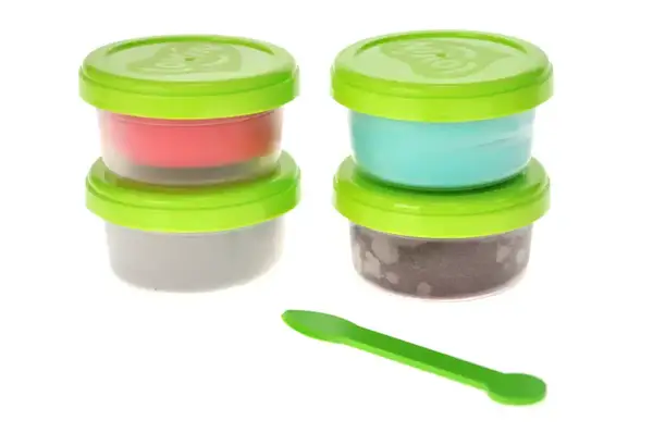 Набір для ліплення з легким пластиліном 7000219 в стаканах, 15 кольорів LOVIN купити недорого в Україні, фото 4