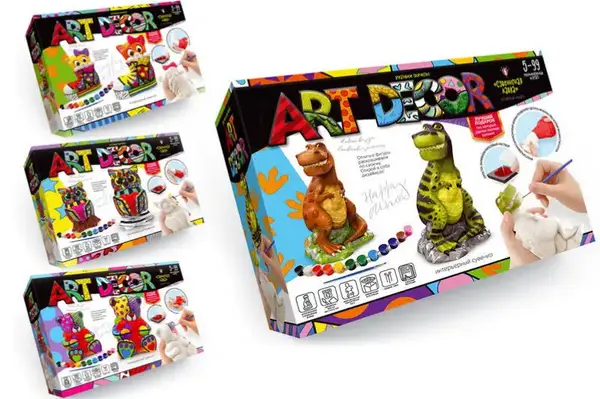 Набір для творчості ARTD-01-01U,02U,03U,04U "ART DECOR" DANKO купити недорого в Україні, фото 5