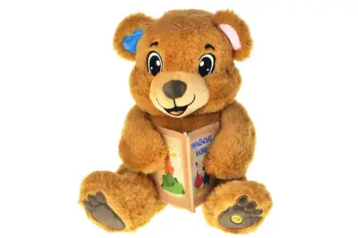 Інтерактивний Ведмедик-казкар PZ-10UA "Тимко" 10 казок українською мовою, коробка р.30,5x17x31 см купити