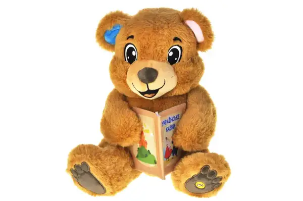 Інтерактивний Ведмедик-казкар PZ-10UA "Тимко" 10 казок українською мовою, коробка р.30,5x17x31 см купити недорого в Україні, фото 2