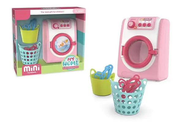 Пральна машинка на батарейках з аксесуарами в коробці 3268A р.30*10*27,5см купити