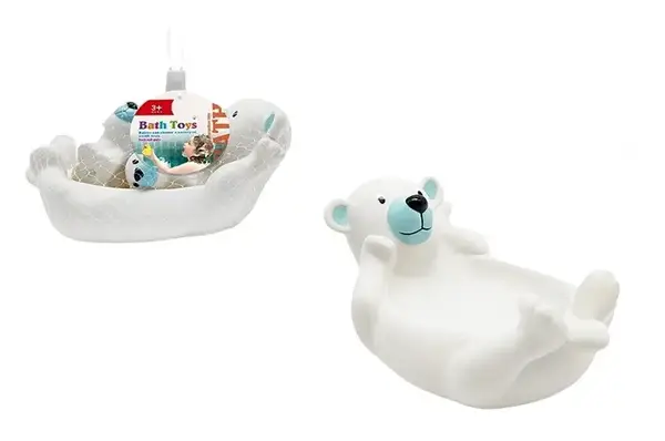 Пікалка AY305A білий ведмідь, сітка 20x13x9см купити