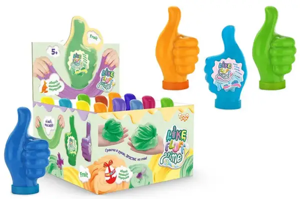 Слайм LFS-01-01U "LIKE Fluffy Slime" 300 гр, в дисплеї 12 шт. DANKO купити